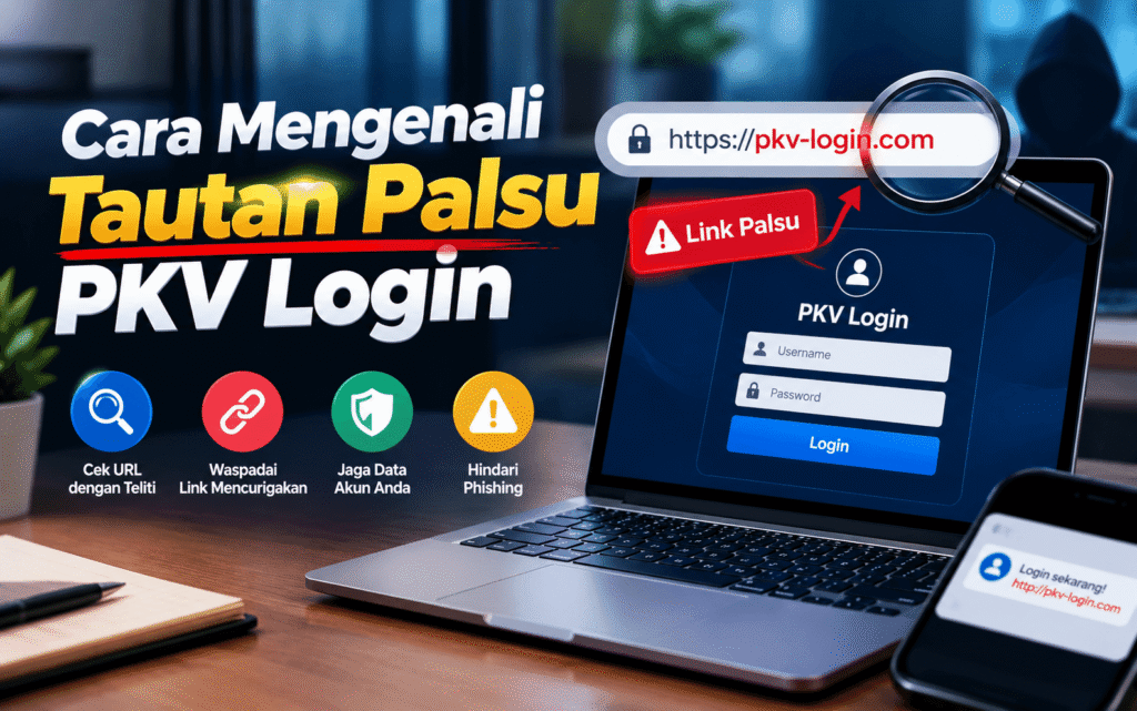 Cara Mengenali Tautan Palsu PKV Login