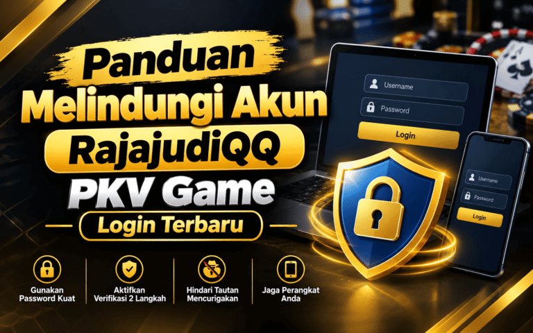 Panduan Melindungi Akun RajajudiQQ PKV Game Login Terbaru